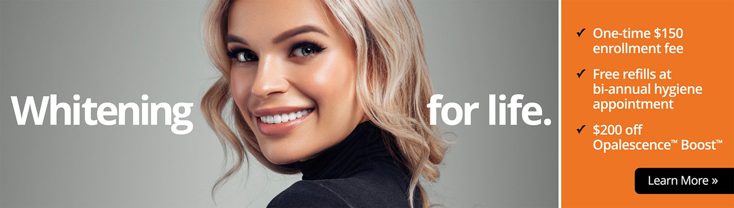 banner image displaying special offer for teeth whitening