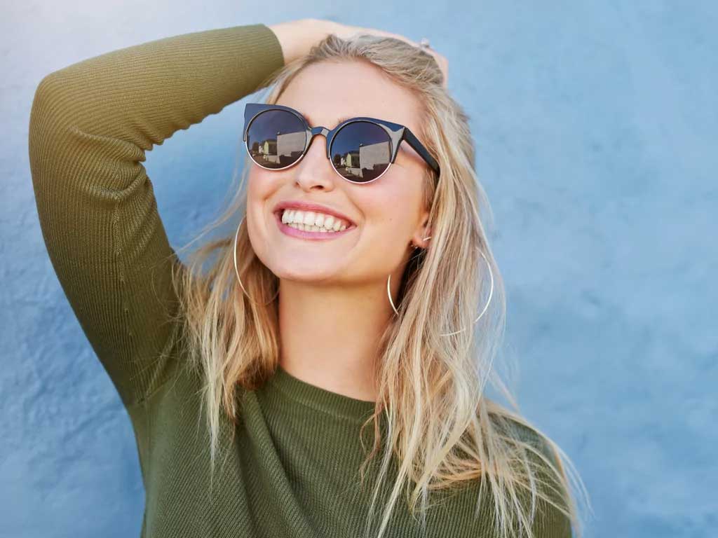 girl smiling